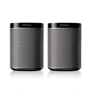 Sonos PLAY:1 2-Room Wireless Smart Speakersfor Streaming Music - Starter Set Bundle